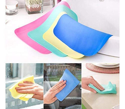 SCOPLIFE Magic Towel for Kitchen Cleaning Car Cleaning Reusable Absorbent Water, Unique Living Towel, Super Absorbent, Chamois Leather Wipes Wet and Dry PVA Fiber Cloth