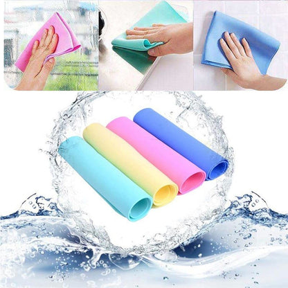 SCOPLIFE Magic Towel for Kitchen Cleaning Car Cleaning Reusable Absorbent Water, Unique Living Towel, Super Absorbent, Chamois Leather Wipes Wet and Dry PVA Fiber Cloth